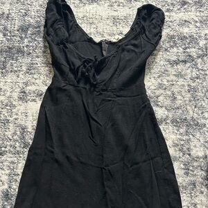Pacsun LA Hearts Black Ruched Mini Sundress